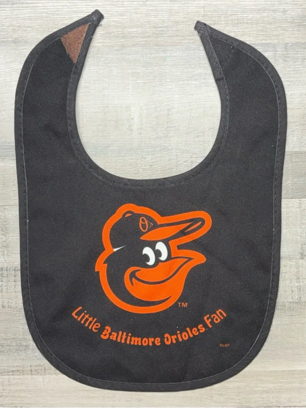 MLB Baltimore Orioles Baby Bib - Black & Orange